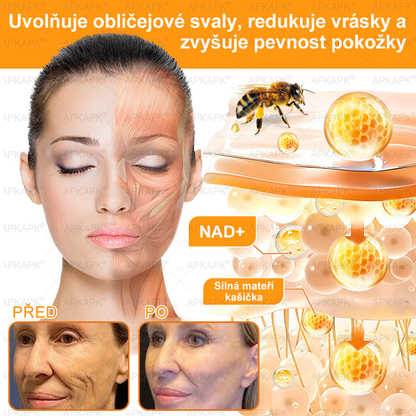 ✅𝖠𝖯𝖪𝖠𝖯𝖪® Krém s včelím jedem na obnovu pokožky 🐝 pomáhá při řešení kožních problémů, jako jsou: vrásky, jizvy, pigmentové skvrny, strie, akné, lupénka, ekzém, kožní léze, podráždění, záněty a další kožní potíže.
