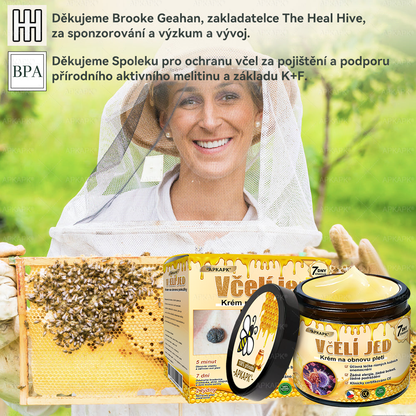 Dermatologicky a klinicky testováno👩‍⚕️APKAPK®Bee Venom Krém na obnovení pleti🐝 pomáhá při léčbě kožních problémů, jako jsou: vrásky, jizvy, pigmentové skvrny, strie, akné, psoriáza, ekzém, kožní změny, podráždění, záněty a další kožní problémy.