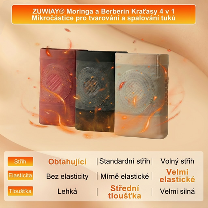 Oficiální obchod značky 👙 ZUWIAY® 2026 Moringa & Berberine 4v1 mikročásticová tvarující a spalující tuk šortky