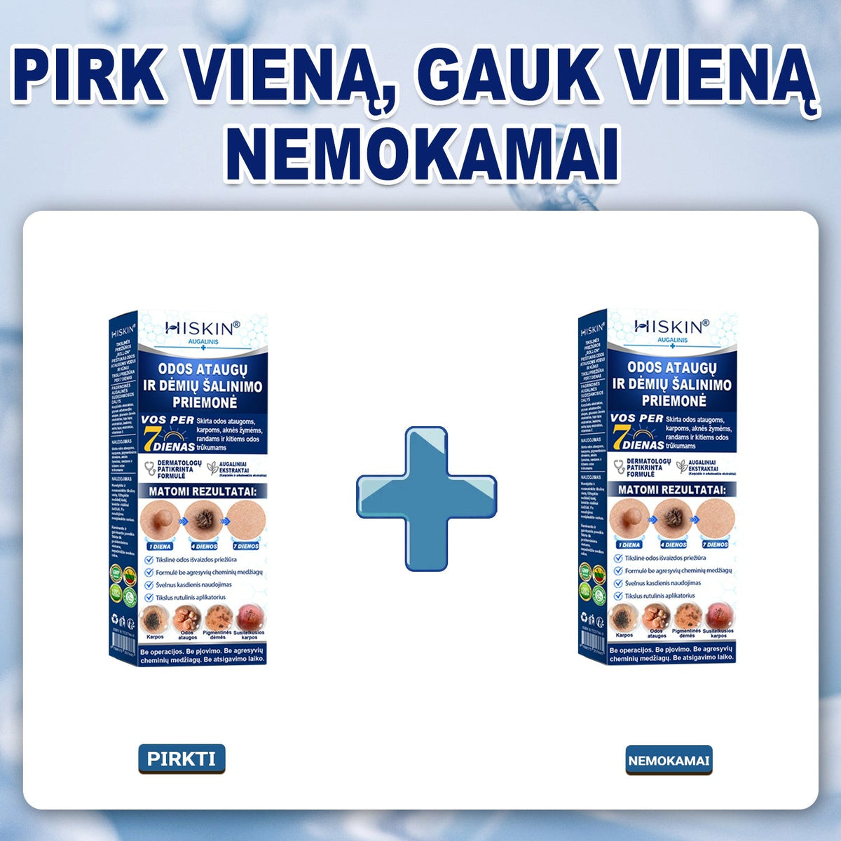 ✅✨ OFICIALI HISKIN® PARDUOTUVĖ | 7 DIENŲ KARPŲ IR ODOS DĖMIŲ ŠALINIMO PRIEMONĖ – PAPRASTA NAUDOTI 🚀